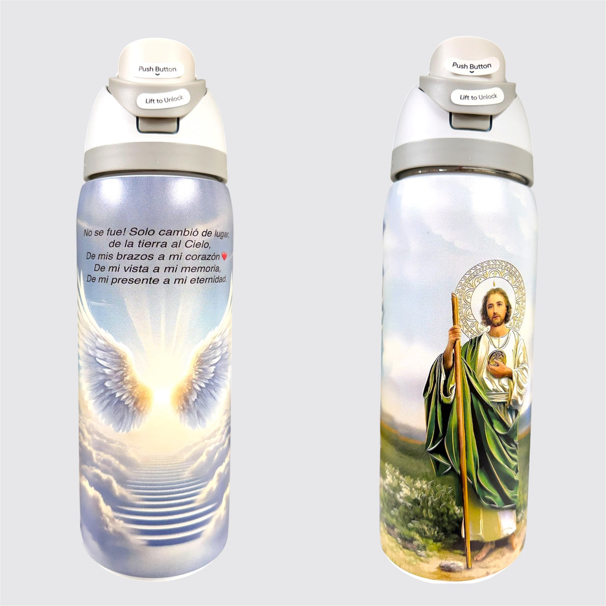 (#1) SAN JUDAS WATER CANISTER WITH BUILT IN STRAW 32 OZ./945 ML 1 PC