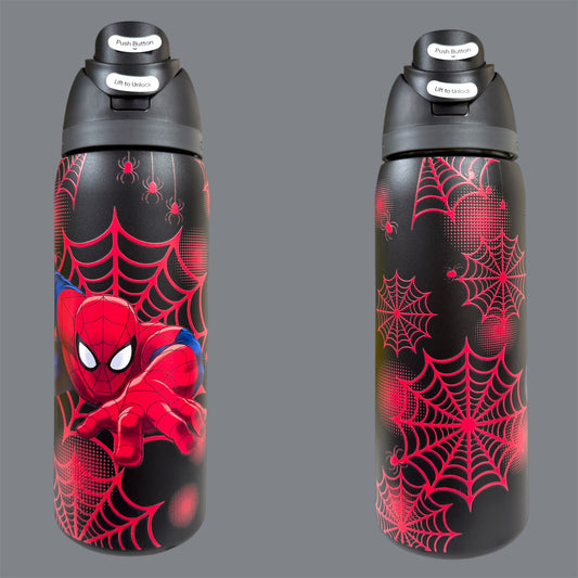 (#2) SPIDER BLACK WATER CANISTER WITH BUILT IN STRAW 32 OZ./945 ML 1 PC