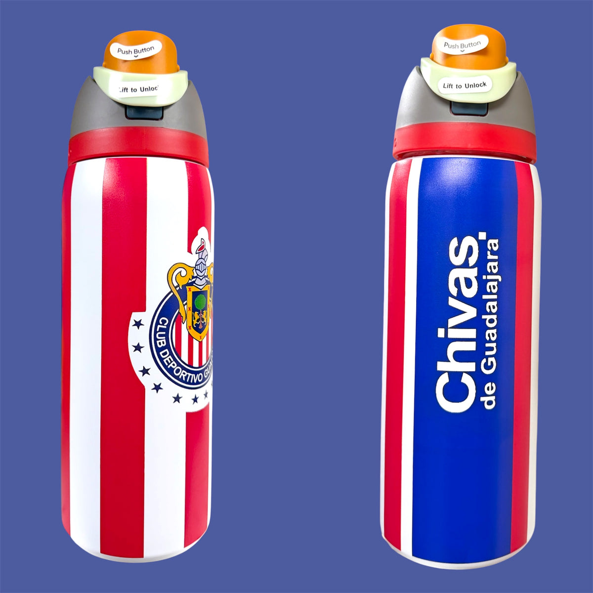 (#13) CHIVAS WATER CANISTER WITH BUILT IN STRAW 32 OZ./945 ML 1 PC