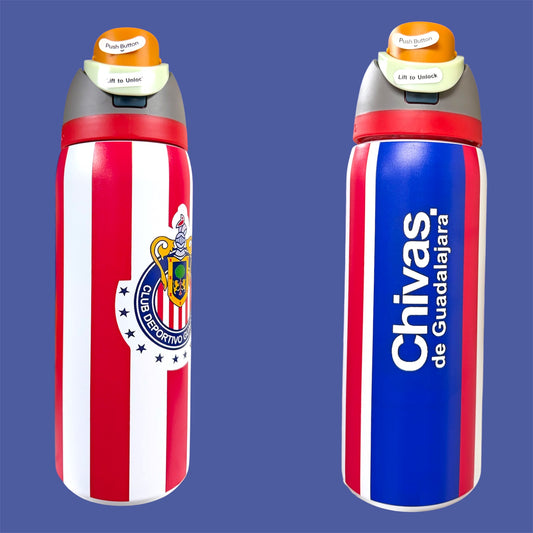 (#13) CHIVAS WATER CANISTER WITH BUILT IN STRAW 32 OZ./945 ML 1 PC