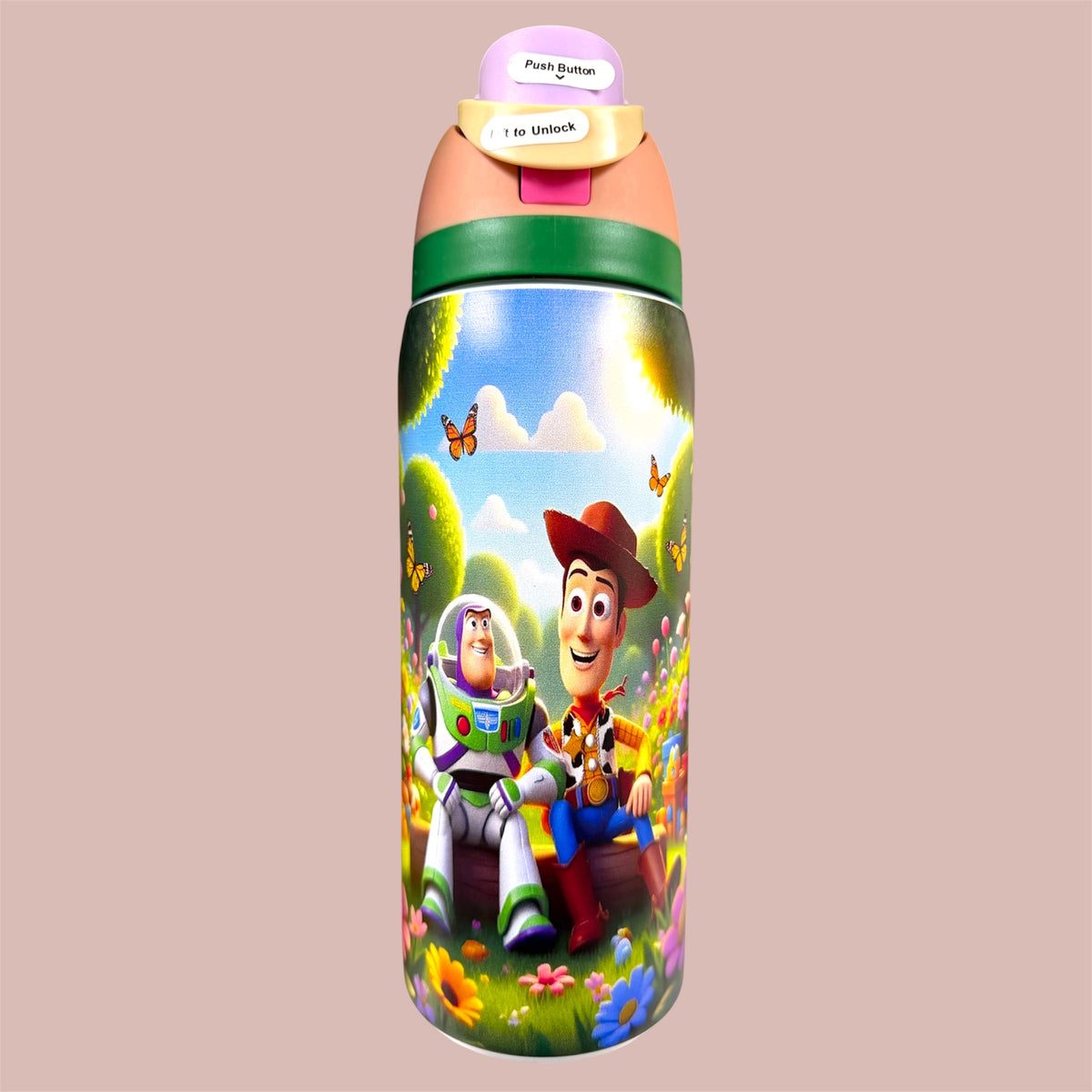(#19) TOYS WATER CANISTER WITH BUILT IN STRAW 32 OZ./945 ML 1 PC