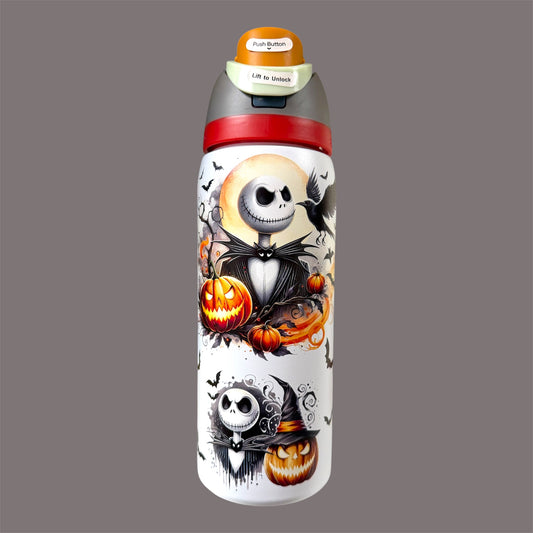 (#20) SKELETON WATER CANISTER WITH BUILT IN STRAW 32 OZ./945 ML 1 PC