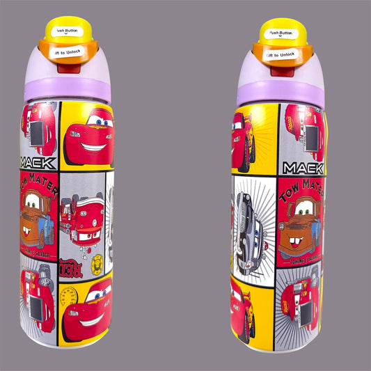 (#23) ALL PRINT CAR WATER CANISTER WITH BUILT IN STRAW 32 OZ./945 ML 1 PC