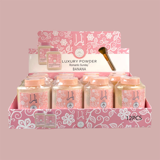 LUXURY BANANA POWDER 12 PCS DISPLAY 8065-2