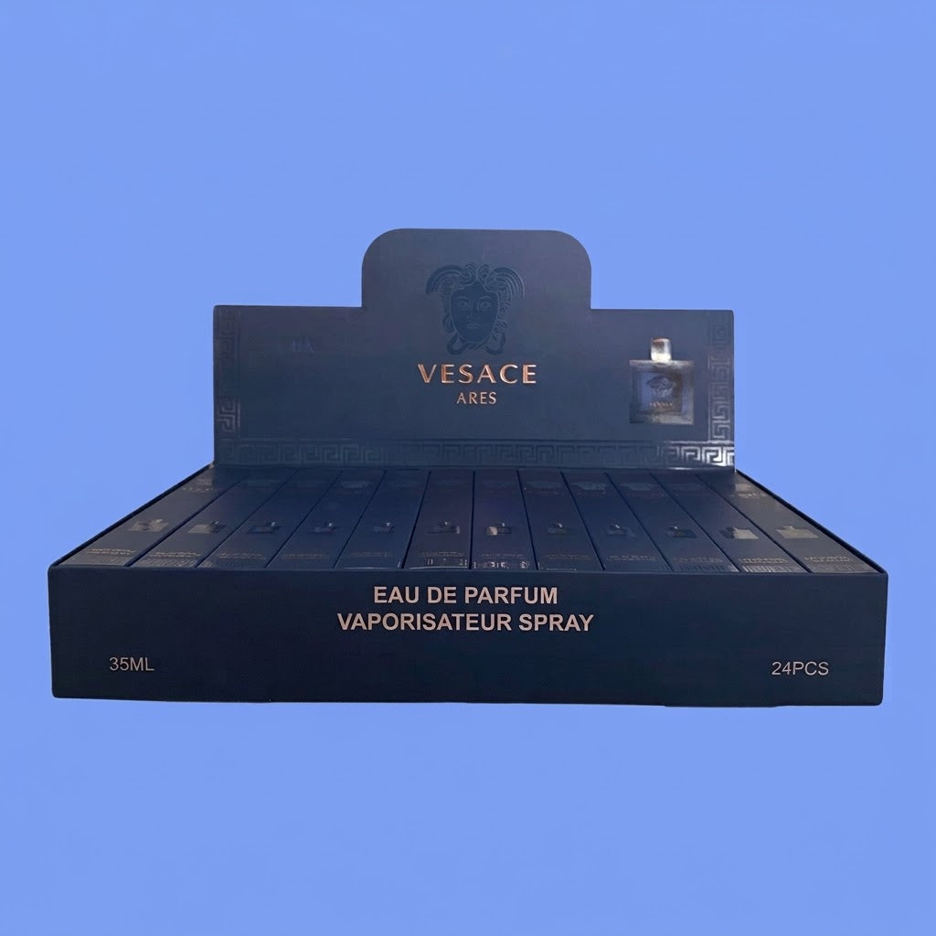 VESACE ARES TRAVEL SIZE PERFUME 24 PCS DISPLAY H101-017