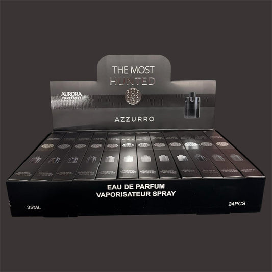 THE MOST HUNTED TRAVEL SIZE PERFUME 24 PCS DISPLAY H101-033