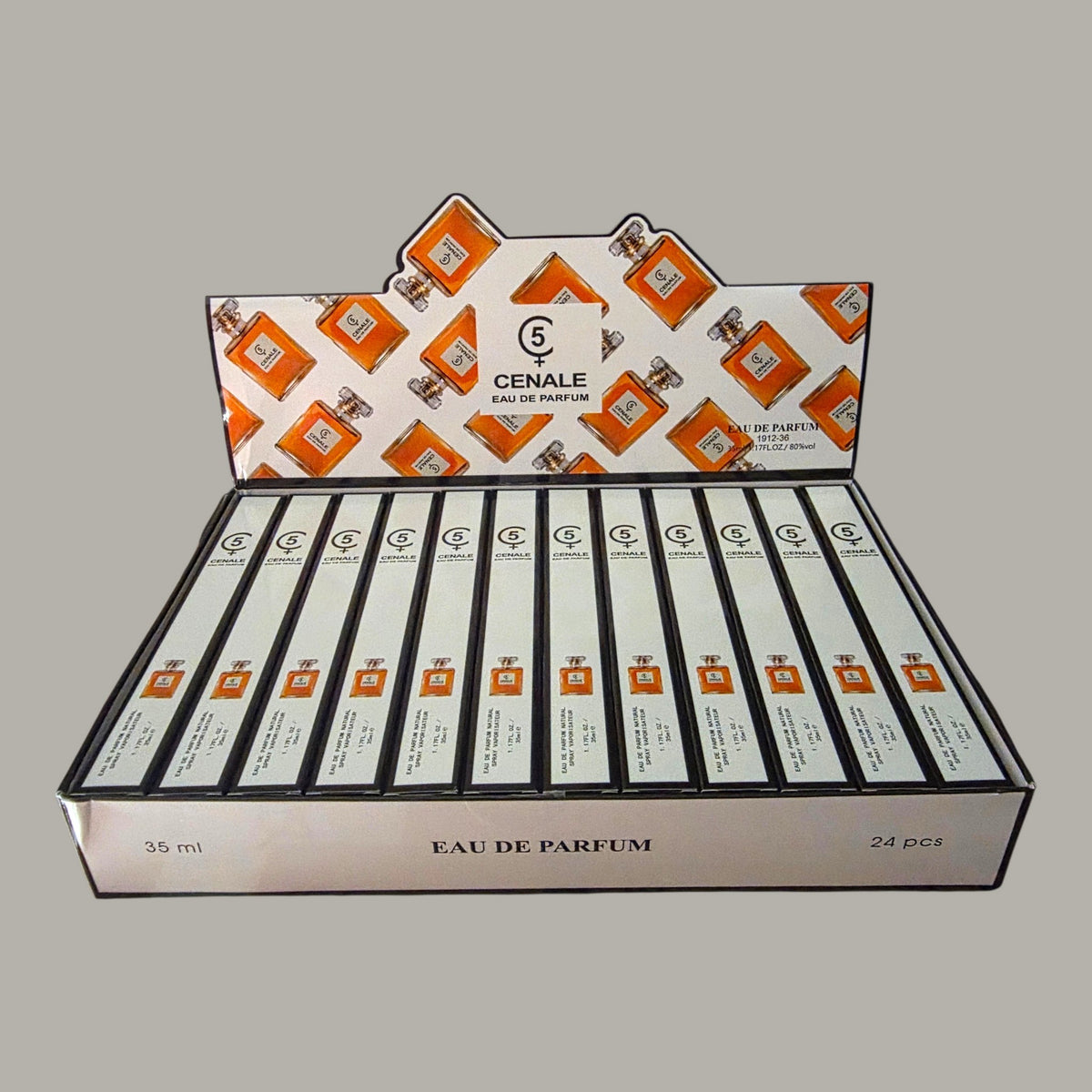 CENALE TRAVEL SIZE PERFUME 24 PCS DISPLAY 1912-36