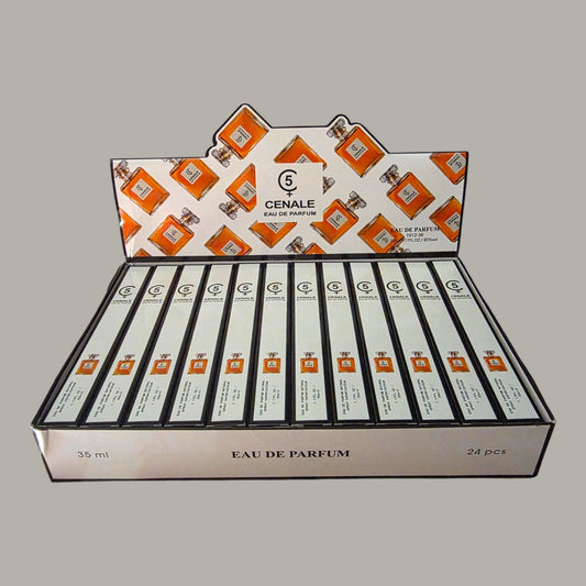 CENALE TRAVEL SIZE PERFUME 24 PCS DISPLAY 1912-36