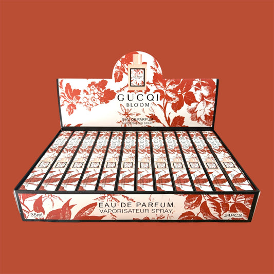 GUCQI BLOOM TRAVEL SIZE PERFUME 24 PCS DISPLAY B100-12