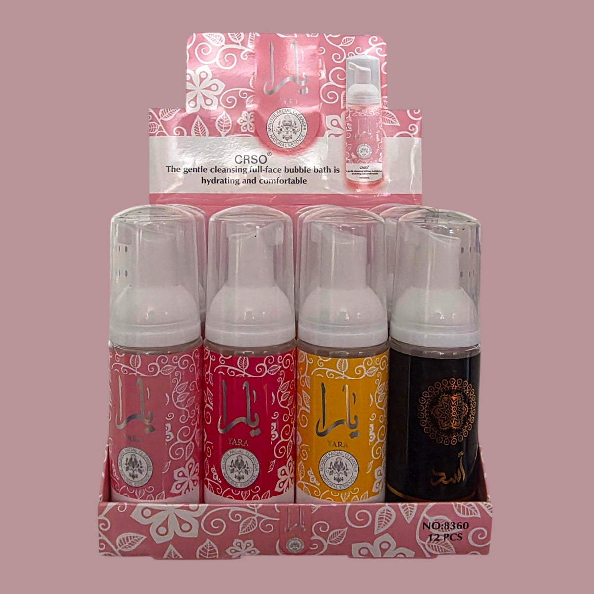 CRSO MOUSSE FACIAL CLEANSER 12 PCS DISPLAY NO.8360