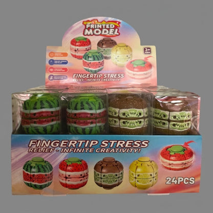 PRINTER MODEL FRUIT FINGER SPIN TOY 24 PCS DISPLAY