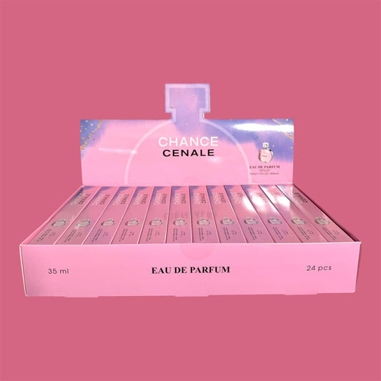 CHANCE CENALE TRAVEL SIZE PERFUME 24 PCS DISPLAY 1912-27