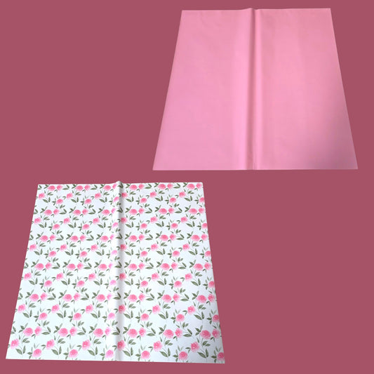 FLOWER PRINT KOREAN PAPER 20 PCS