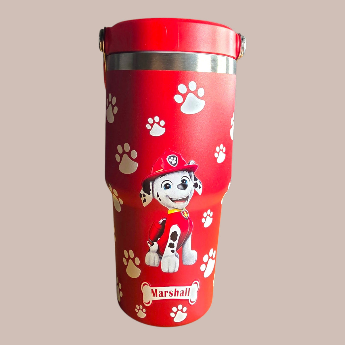 (#53) SPOTTED DOG S-WATER CANISTER WITH BUILT IN STRAW 20 OZ./.59 L 1 PC