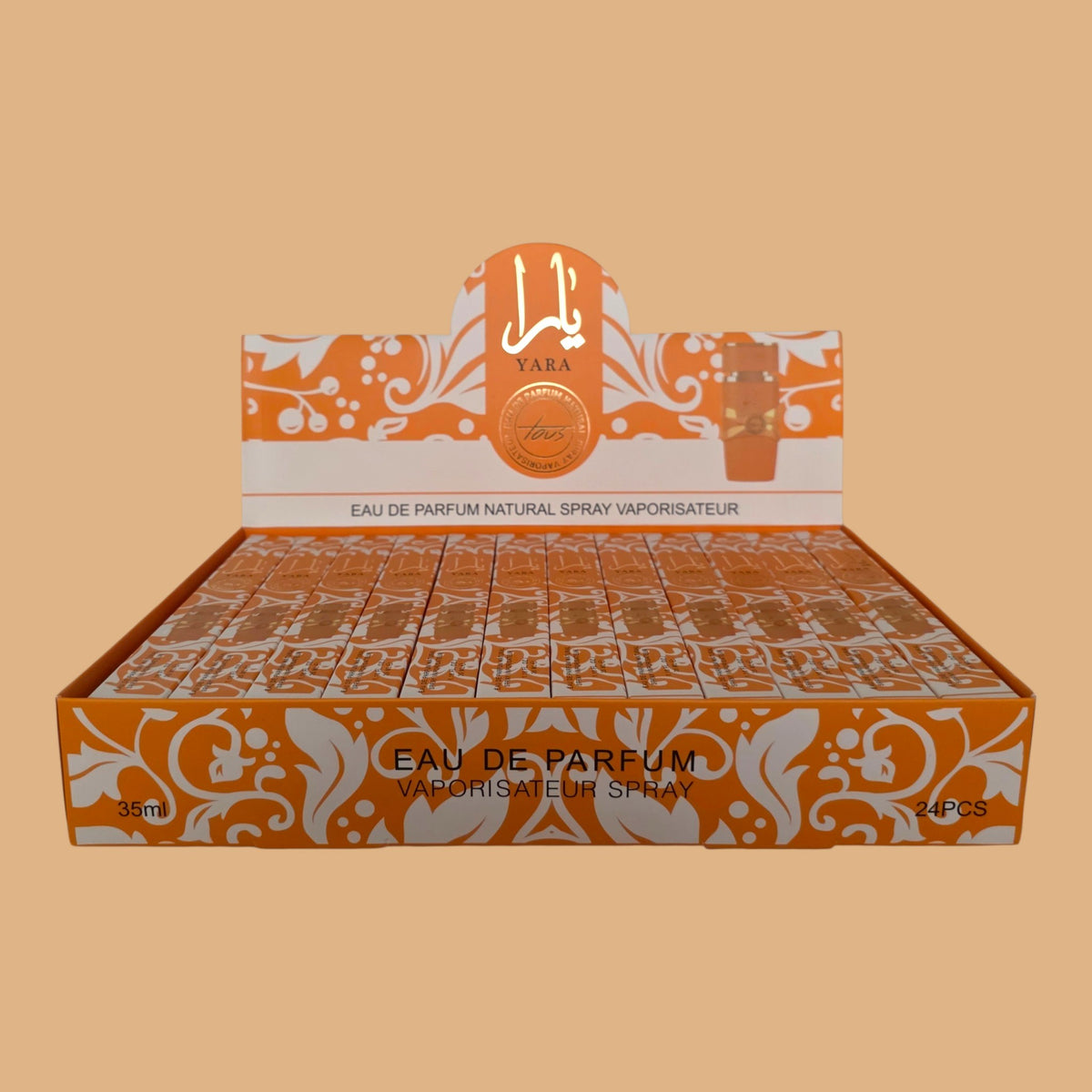 ORANGE TRAVEL SIZE PERFUME 24 PCS DISPLAY B100-50