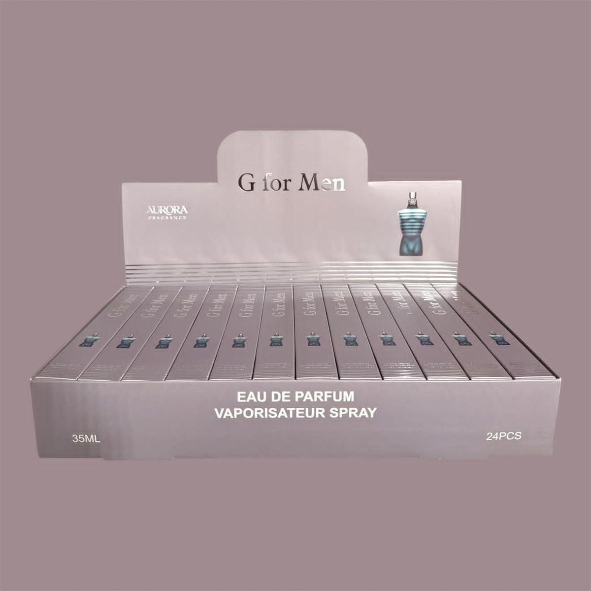 G FOR MEN TRAVEL SIZE PERFUME 24 PCS DISPLAY H101-022