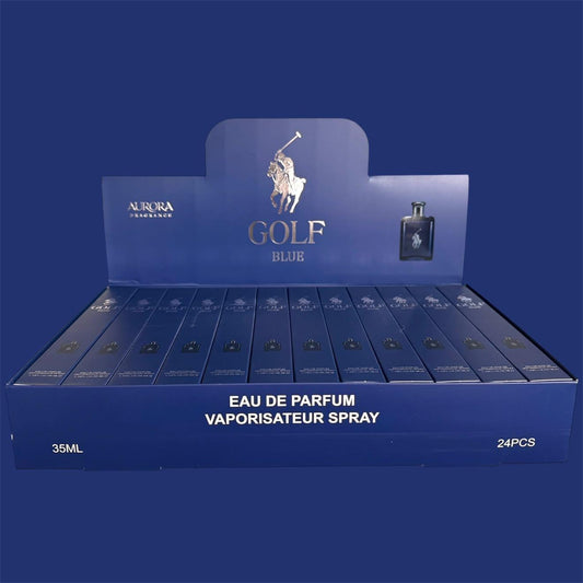GOLF BLUE TRAVEL SIZE PERFUME 24 PCS DISPLAY H101-039