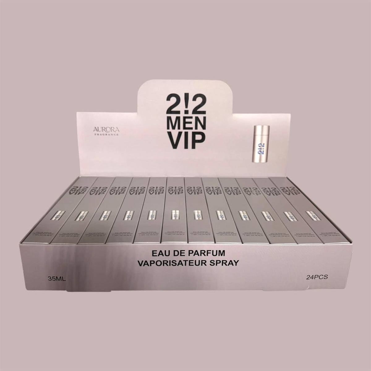 2!2 MEN VIP TRAVEL SIZE PERFUME 24 PCS DISPLAY H101-003
