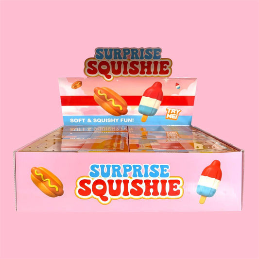 SURPRISE SQUISHIE HOT DOG VER. 6 PCS DISPLAY