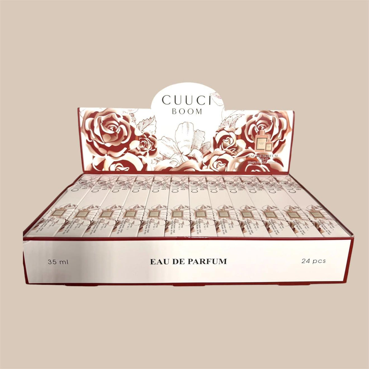 GUUCI BOOM TRAVEL SIZE PERFUME 24 PCS DISPLAY 1912-17