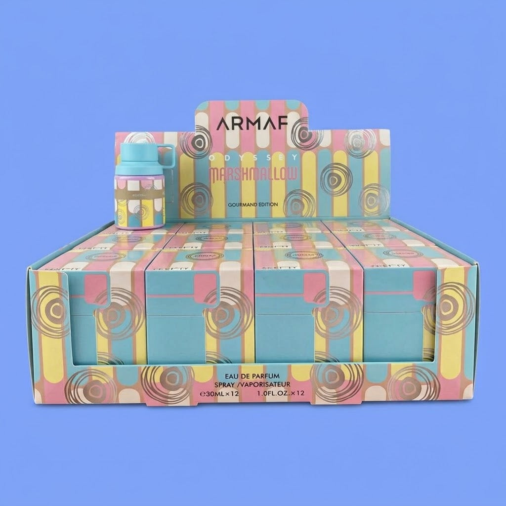 ODDESSY MARSHMALLOW PERFUME 12 PCS DISPLAY